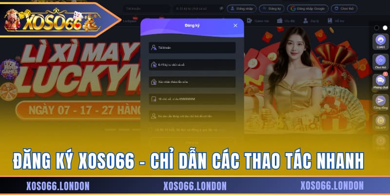 Đăng ký Xoso66